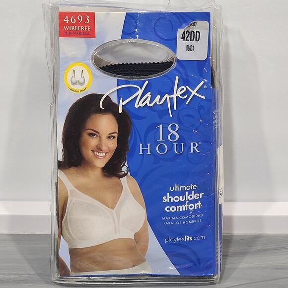 Playtex 18 Hour‎ Ultimate Shoulder Comfort Wireless Bra 4693 - Picture 4 of 14